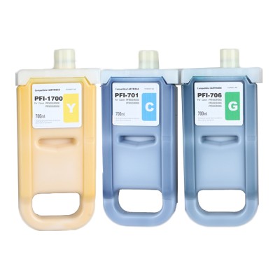 700ML Excellent Quality Compatible PFI-706 Ink For Canon IPF Printers