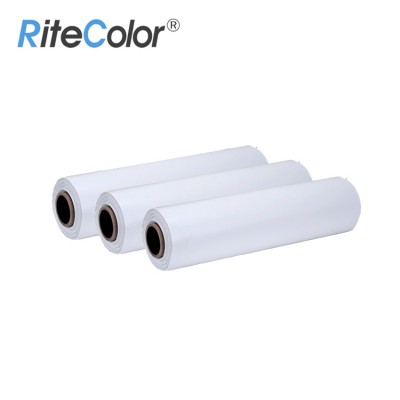 Waterproof Self Adhesive Paper Sticker Roll PP Synthetic Paper for Pigment Digital Printing 150mic